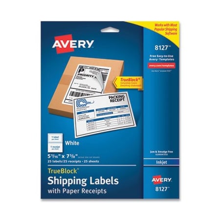 Avery Dennison LABEL, SHIP, 7-5/8X7-5/8 8127